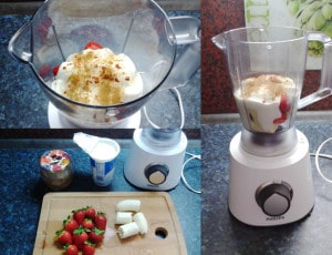 Jahodové banánové smoothie s Chilli pro povzbuzení sexuální energie