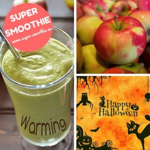 Pikantní jablečné smoothie - Halloween apple
